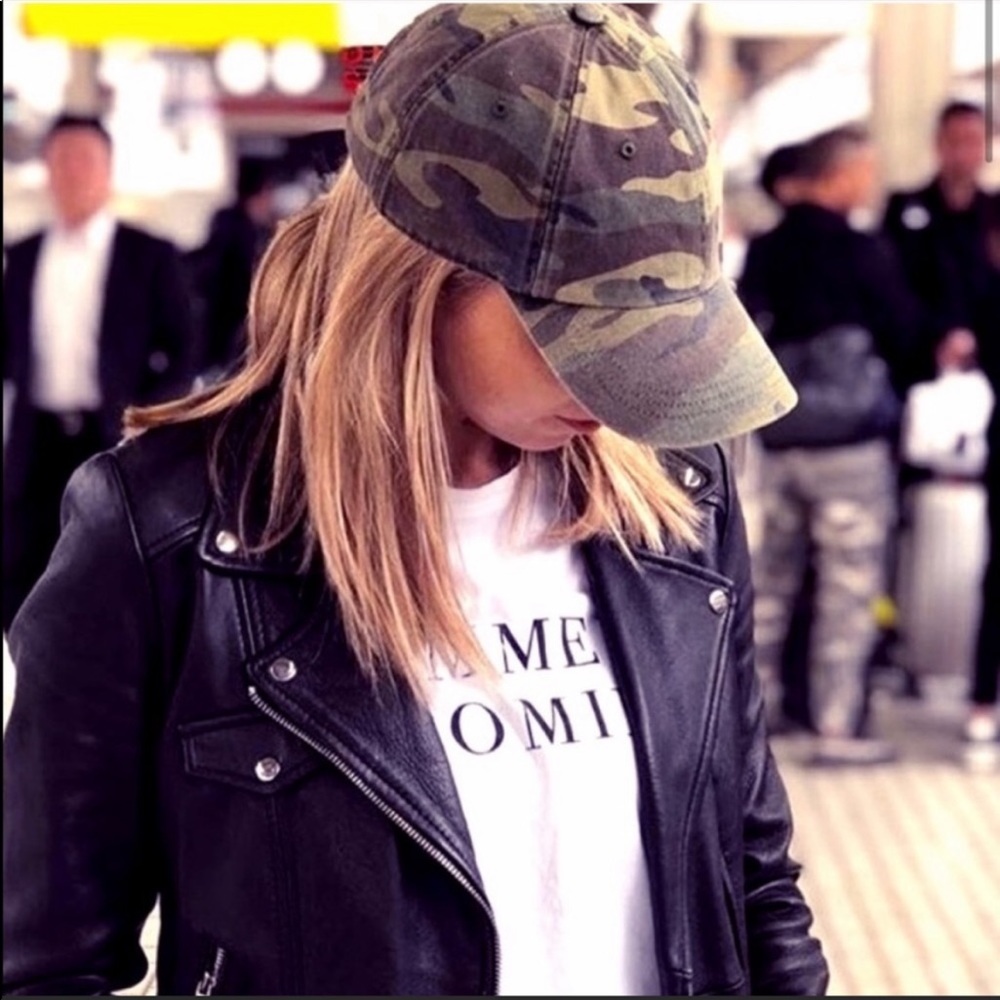 Camouflage baseball cap olive green